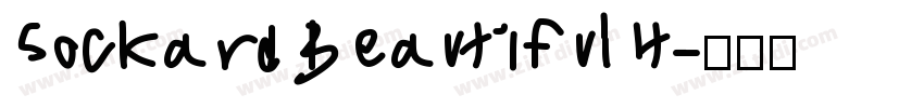 Sockard Beautiful It字体转换
